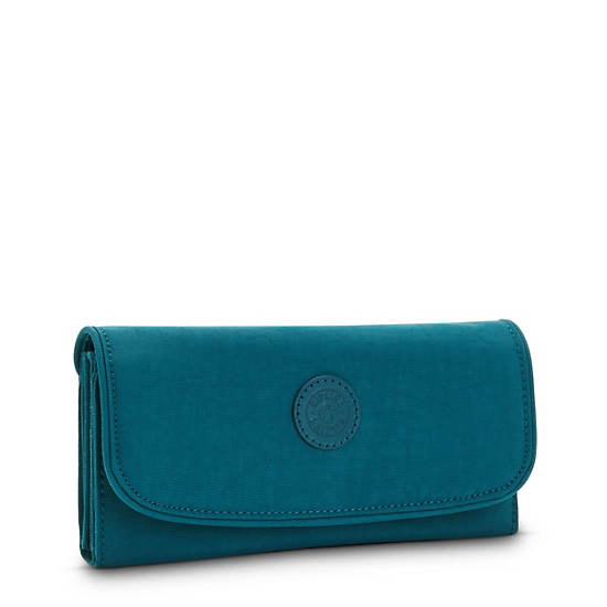 Kipling Money Land Snap Wallet Wallets Bold Emerald | CA 2194FD